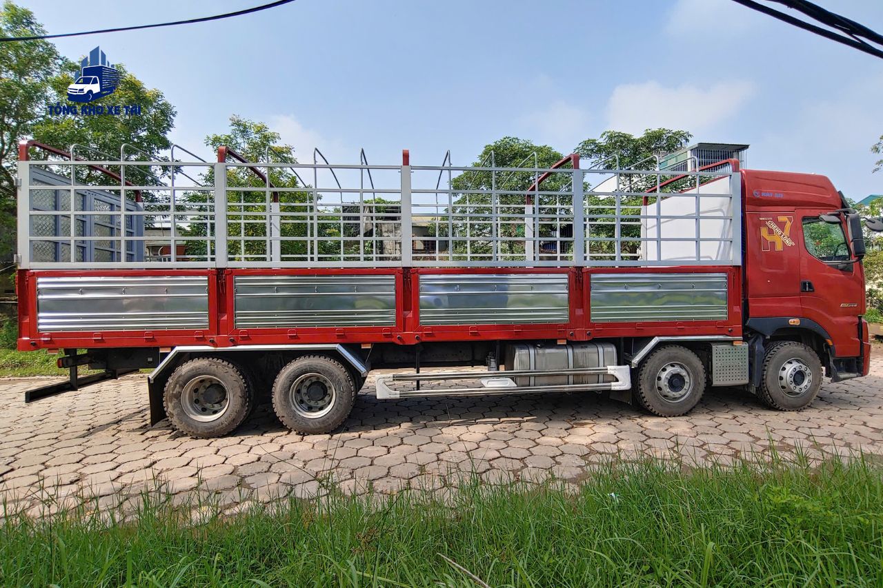 ChengLong 4 chân H7 360HP thùng bạt cao 2m52 mới nhất